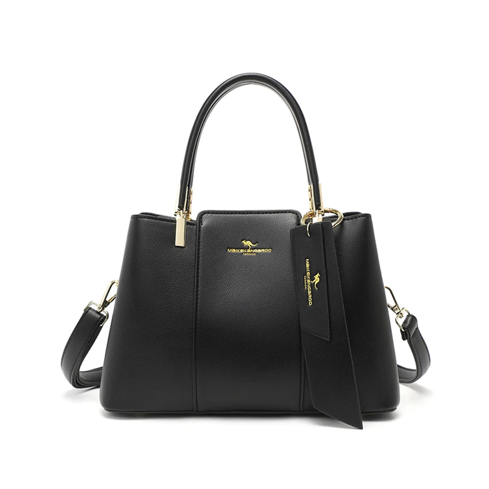 Luxury Handbag Fashion Print Large Capacity Soft Leather Women Shoulder Crossbody Bag Leisure Designer Ladies Purses and Handbag - MAGUSTA BEAUTY