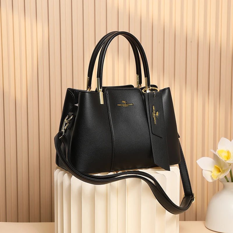 Luxury Handbag Fashion Print Large Capacity Soft Leather Women Shoulder Crossbody Bag Leisure Designer Ladies Purses and Handbag - MAGUSTA BEAUTY