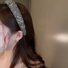 Luxury Inlaid Rhinestone HairBands for Women Korean Fashion Hair Pressure Headband Small Pearl Wedding Hair Jewelry - MAGUSTA BEAUTY
