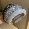 Luxury Inlaid Rhinestone HairBands for Women Korean Fashion Hair Pressure Headband Small Pearl Wedding Hair Jewelry - MAGUSTA BEAUTY