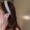 Luxury Inlaid Rhinestone HairBands for Women Korean Fashion Hair Pressure Headband Small Pearl Wedding Hair Jewelry - MAGUSTA BEAUTY