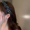 Luxury Inlaid Rhinestone HairBands for Women Korean Fashion Hair Pressure Headband Small Pearl Wedding Hair Jewelry - MAGUSTA BEAUTY