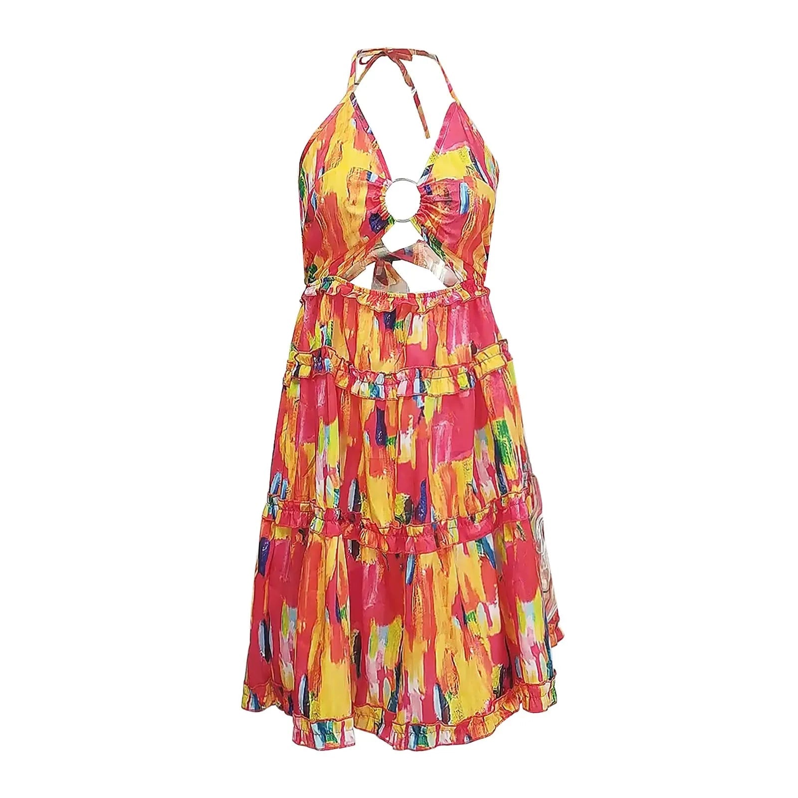 Luxury Women'S Elegant Dress Outfits Women'S Casual Summer Tank Top Sleeveless Knee Length Mini Vestidos Elegantes Para Mujeres - MAGUSTA BEAUTY