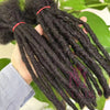 Malaika Locs Extension Human Hair 8 Inch Full Handmade Permanent Dreadlock 0.6cm Dreadlock Extension 30 Str Human Hair Locs - MAGUSTA BEAUTY