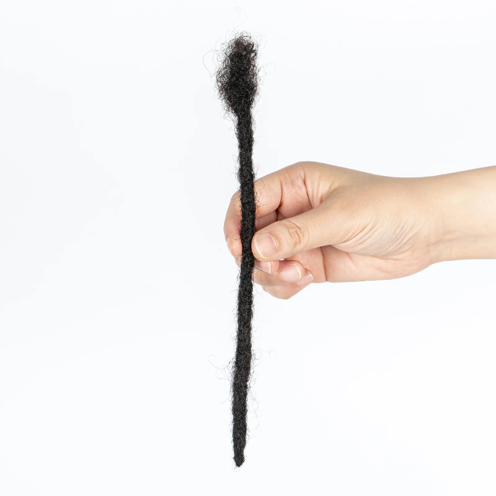 Malaika Locs Extension Human Hair 8 Inch Full Handmade Permanent Dreadlock 0.6cm Dreadlock Extension 30 Str Human Hair Locs - MAGUSTA BEAUTY