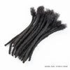 Malaika Locs Extension Human Hair 8 Inch Full Handmade Permanent Dreadlock 0.6cm Dreadlock Extension 30 Str Human Hair Locs - MAGUSTA BEAUTY