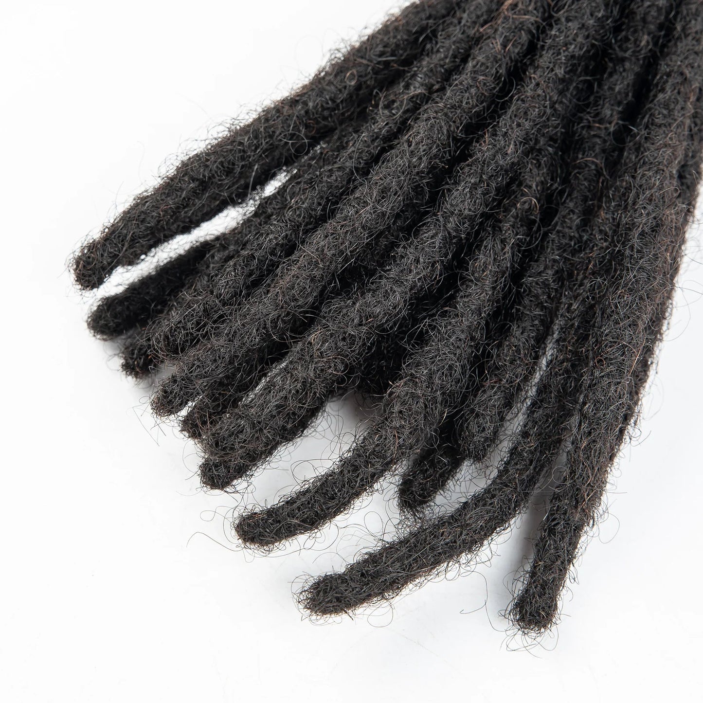 Malaika Locs Extension Human Hair 8 Inch Full Handmade Permanent Dreadlock 0.6cm Dreadlock Extension 30 Str Human Hair Locs - MAGUSTA BEAUTY
