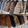 Maomaokong 2025 Natural Real Fox Fur Coat Women Winter Warm Luxury Fur Jacket Detachable Long Sleeves Female Vest Furry Coats - MAGUSTA BEAUTY