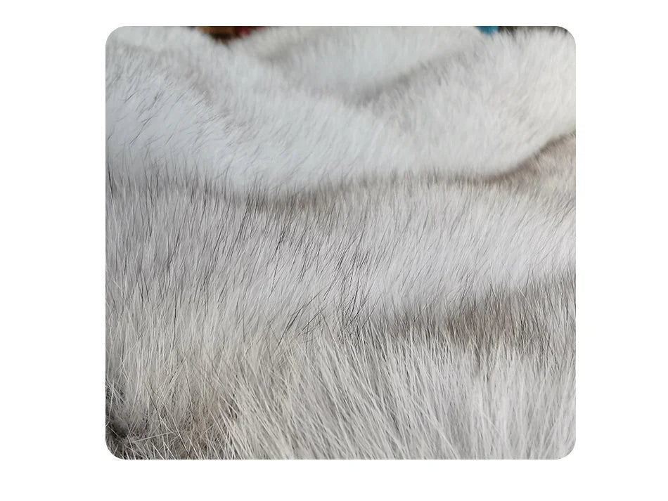Maomaokong 2025 Natural Real Fox Fur Coat Women Winter Warm Luxury Fur Jacket Detachable Long Sleeves Female Vest Furry Coats - MAGUSTA BEAUTY