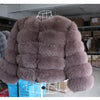 Maomaokong 2025 Natural Real Fox Fur Coat Women Winter Warm Luxury Fur Jacket Detachable Long Sleeves Female Vest Furry Coats - MAGUSTA BEAUTY