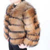 Maomaokong 2025 Natural Real Fox Fur Coat Women Winter Warm Luxury Fur Jacket Detachable Long Sleeves Female Vest Furry Coats - MAGUSTA BEAUTY