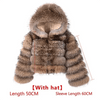 Maomaokong 2025 Natural Real Fox Fur Coat Women Winter Warm Luxury Fur Jacket Detachable Long Sleeves Female Vest Furry Coats - MAGUSTA BEAUTY