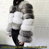 Maomaokong 2025 Natural Real Fox Fur Coat Women Winter Warm Luxury Fur Jacket Detachable Long Sleeves Female Vest Furry Coats - MAGUSTA BEAUTY