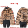 Maomaokong 2025 Natural Real Fox Fur Coat Women Winter Warm Luxury Fur Jacket Detachable Long Sleeves Female Vest Furry Coats - MAGUSTA BEAUTY