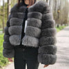 Maomaokong 2025 Natural Real Fox Fur Coat Women Winter Warm Luxury Fur Jacket Detachable Long Sleeves Female Vest Furry Coats - MAGUSTA BEAUTY