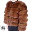 Maomaokong 2025 Natural Real Fox Fur Coat Women Winter Warm Luxury Fur Jacket Detachable Long Sleeves Female Vest Furry Coats - MAGUSTA BEAUTY