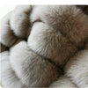 Maomaokong 2025 Natural Real Fox Fur Coat Women Winter Warm Luxury Fur Jacket Detachable Long Sleeves Female Vest Furry Coats - MAGUSTA BEAUTY