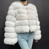 Maomaokong 2025 Natural Real Fox Fur Coat Women Winter Warm Luxury Fur Jacket Detachable Long Sleeves Female Vest Furry Coats - MAGUSTA BEAUTY