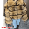 Maomaokong 2025 Natural Real Fox Fur Coat Women Winter Warm Luxury Fur Jacket Detachable Long Sleeves Female Vest Furry Coats - MAGUSTA BEAUTY