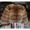Maomaokong 2025 Natural Real Fox Fur Coat Women Winter Warm Luxury Fur Jacket Detachable Long Sleeves Female Vest Furry Coats - MAGUSTA BEAUTY