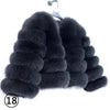 Maomaokong 2025 Natural Real Fox Fur Coat Women Winter Warm Luxury Fur Jacket Detachable Long Sleeves Female Vest Furry Coats - MAGUSTA BEAUTY