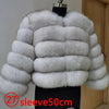Maomaokong 2025 Natural Real Fox Fur Coat Women Winter Warm Luxury Fur Jacket Detachable Long Sleeves Female Vest Furry Coats - MAGUSTA BEAUTY