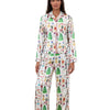 Matching Christmas Pajamas Set for Family Festive Tree Print Sleepwear for Mommy and Me Matching Tops and Pants for a Cozy - MAGUSTA BEAUTY