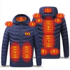 Men Heated Jacket USB Winter Outdoor Electric Heating male bobojaco Warm Sprots Thermal Coat Clothing Heatable men's parka - MAGUSTA BEAUTY