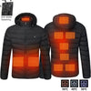 Men Heated Jacket USB Winter Outdoor Electric Heating male bobojaco Warm Sprots Thermal Coat Clothing Heatable men's parka - MAGUSTA BEAUTY