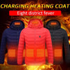 Men Heated Jacket USB Winter Outdoor Electric Heating male bobojaco Warm Sprots Thermal Coat Clothing Heatable men's parka - MAGUSTA BEAUTY