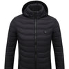 Men Heated Jacket USB Winter Outdoor Electric Heating male bobojaco Warm Sprots Thermal Coat Clothing Heatable men's parka - MAGUSTA BEAUTY