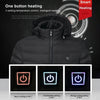 Men Heated Jacket USB Winter Outdoor Electric Heating male bobojaco Warm Sprots Thermal Coat Clothing Heatable men's parka - MAGUSTA BEAUTY