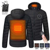 Men Heated Jacket USB Winter Outdoor Electric Heating male bobojaco Warm Sprots Thermal Coat Clothing Heatable men's parka - MAGUSTA BEAUTY