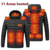 Men Heated Jacket USB Winter Outdoor Electric Heating male bobojaco Warm Sprots Thermal Coat Clothing Heatable men's parka - MAGUSTA BEAUTY