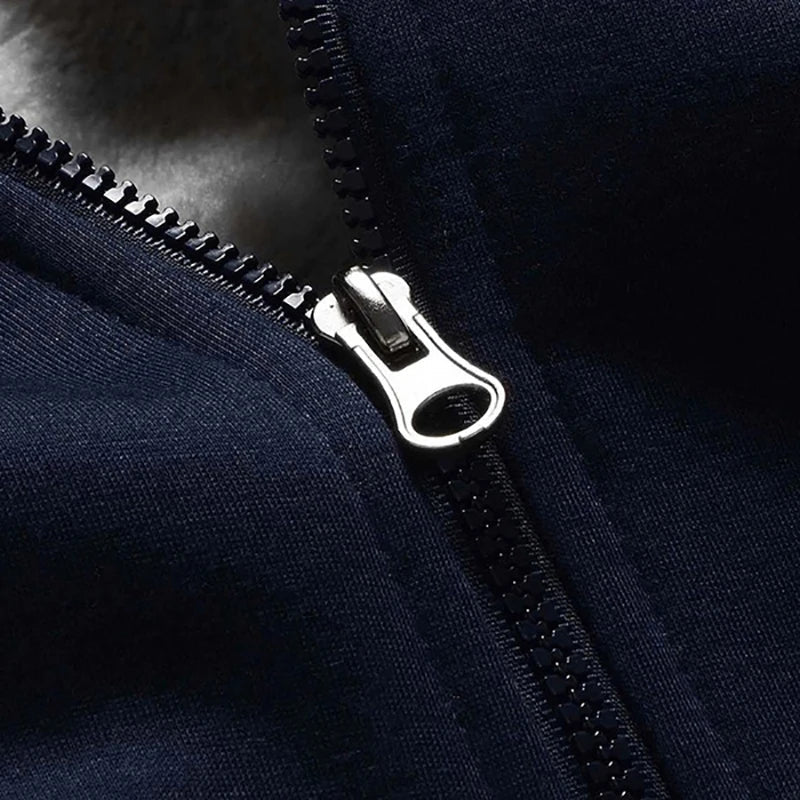 Men's Jacket Winter Camouflage Fleece Thicken Hooded Jackets Male Long Sleeve Coat Casual Zip Up Hoodies Streetwear Men's Coats - MAGUSTA BEAUTY