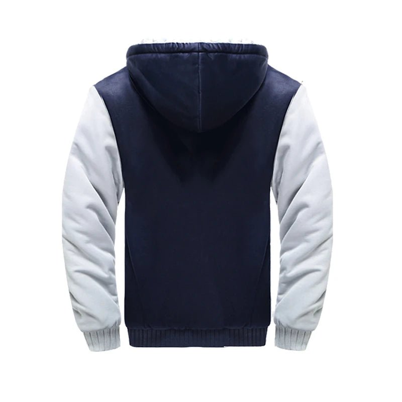 Men's Jacket Winter Camouflage Fleece Thicken Hooded Jackets Male Long Sleeve Coat Casual Zip Up Hoodies Streetwear Men's Coats - MAGUSTA BEAUTY
