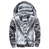 Men's Jacket Winter Camouflage Fleece Thicken Hooded Jackets Male Long Sleeve Coat Casual Zip Up Hoodies Streetwear Men's Coats - MAGUSTA BEAUTY