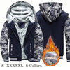 Men's Jacket Winter Camouflage Fleece Thicken Hooded Jackets Male Long Sleeve Coat Casual Zip Up Hoodies Streetwear Men's Coats - MAGUSTA BEAUTY