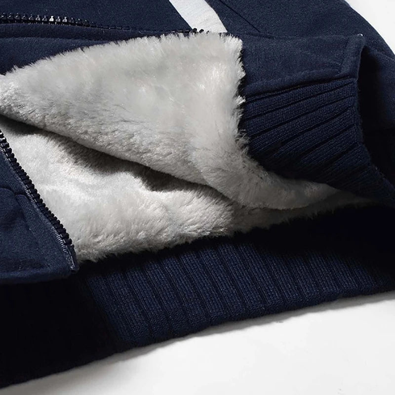 Men's Jacket Winter Camouflage Fleece Thicken Hooded Jackets Male Long Sleeve Coat Casual Zip Up Hoodies Streetwear Men's Coats - MAGUSTA BEAUTY