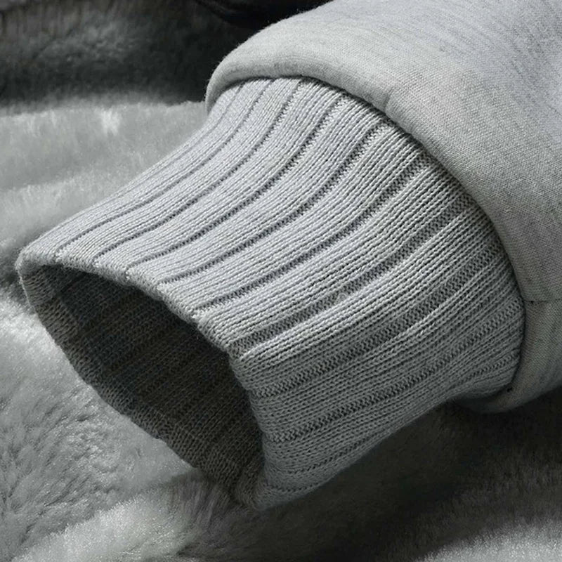 Men's Jacket Winter Camouflage Fleece Thicken Hooded Jackets Male Long Sleeve Coat Casual Zip Up Hoodies Streetwear Men's Coats - MAGUSTA BEAUTY