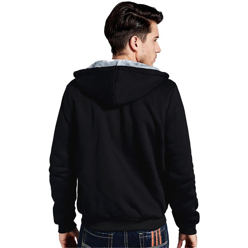 Men's Jacket Winter Camouflage Fleece Thicken Hooded Jackets Male Long Sleeve Coat Casual Zip Up Hoodies Streetwear Men's Coats - MAGUSTA BEAUTY