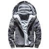 Men's Jacket Winter Camouflage Fleece Thicken Hooded Jackets Male Long Sleeve Coat Casual Zip Up Hoodies Streetwear Men's Coats - MAGUSTA BEAUTY