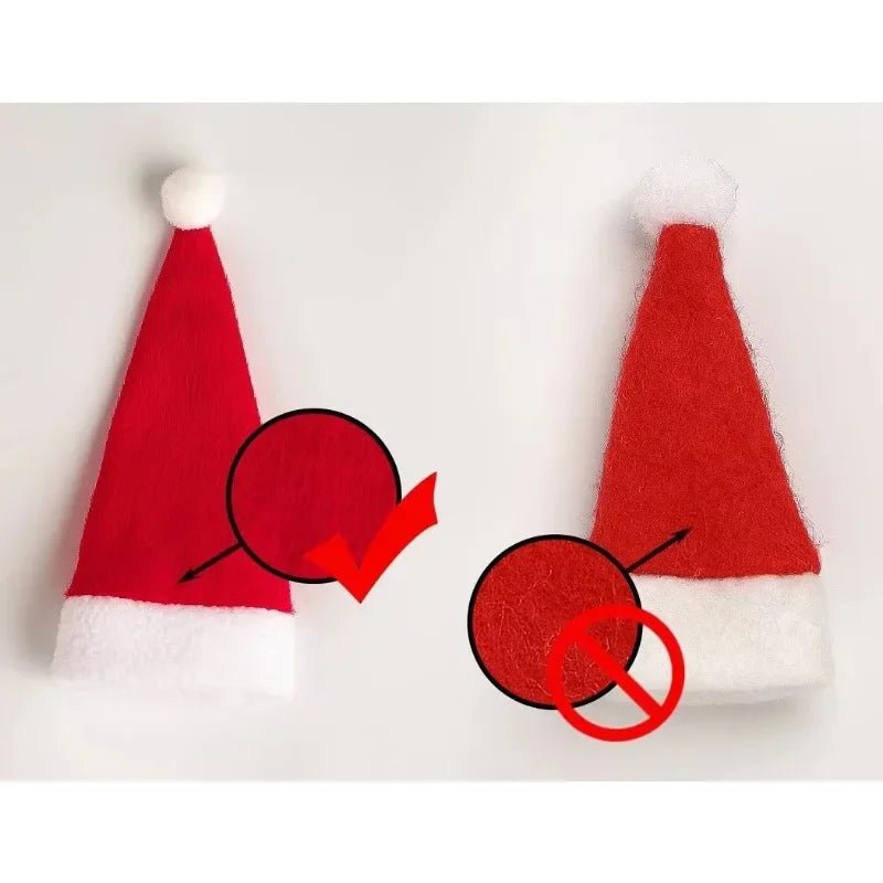 Merry Christmas Decorations 2024 Christmas Tableware Bag Holder Christmas Hat Fork Knife Cutlery Bag Christmas Decor for Home - MAGUSTA BEAUTY