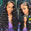 Mossily 220 Density Loose Wave 13x4 HD Lace Front Wig 40 Inch Brazilian Curly Deep Wave 13x6 Lace Frontal Human Hair Wigs Women - MAGUSTA BEAUTY