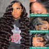 Mossily 220 Density Loose Wave 13x4 HD Lace Front Wig 40 Inch Brazilian Curly Deep Wave 13x6 Lace Frontal Human Hair Wigs Women - MAGUSTA BEAUTY