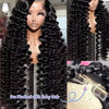 Mossily 220 Density Loose Wave 13x4 HD Lace Front Wig 40 Inch Brazilian Curly Deep Wave 13x6 Lace Frontal Human Hair Wigs Women - MAGUSTA BEAUTY