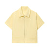 MUJER Women's Cropped Jacket Short Sleeve Varsity Jackets for Women Summer Zip up New in Coats and Jackets Holiday Outerwears - MAGUSTA BEAUTY
