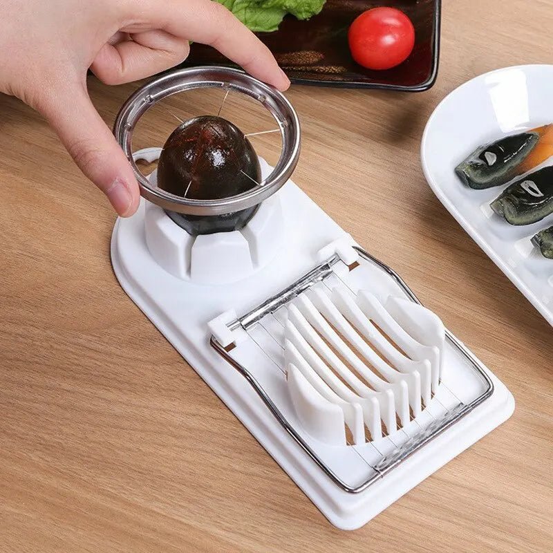 Multifunctional Egg Slicers Stainless Steel Slicer Fancy Splitter Egg Cutting Tool Home Two In One Egg Cutter Kitchen Gadgets - MAGUSTA BEAUTY
