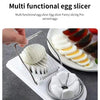 Multifunctional Egg Slicers Stainless Steel Slicer Fancy Splitter Egg Cutting Tool Home Two In One Egg Cutter Kitchen Gadgets - MAGUSTA BEAUTY