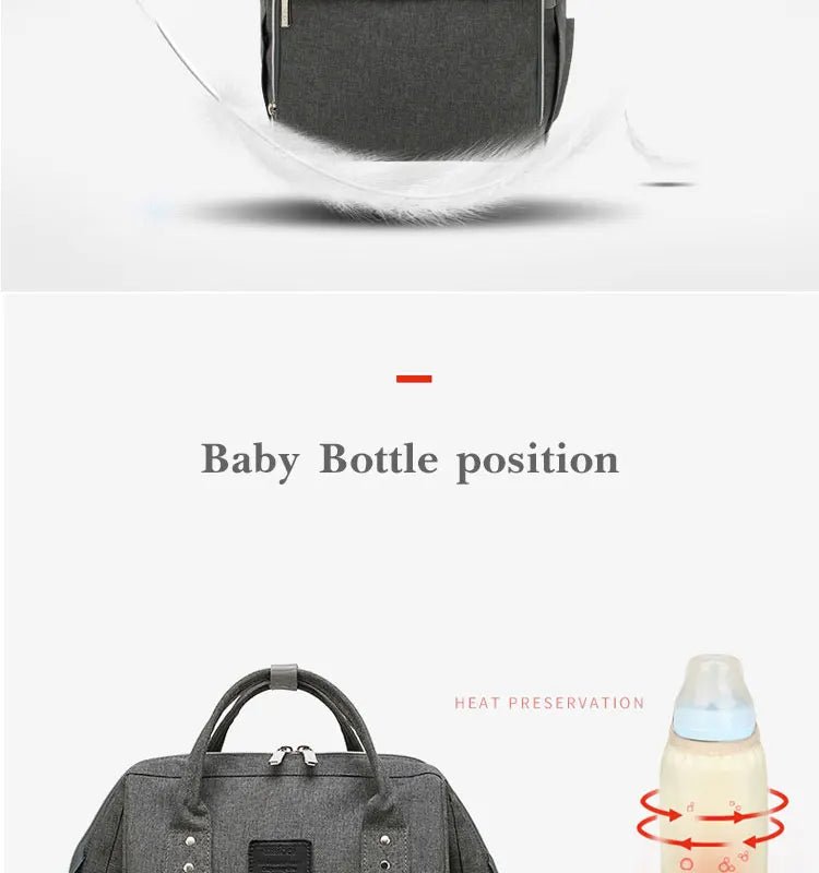 Nappy Backpack Bag Mummy Large Capacity Bag Mom Baby Multi-function Waterproof Outdoor Travel Diaper Bags For Baby Care - MAGUSTA BEAUTY